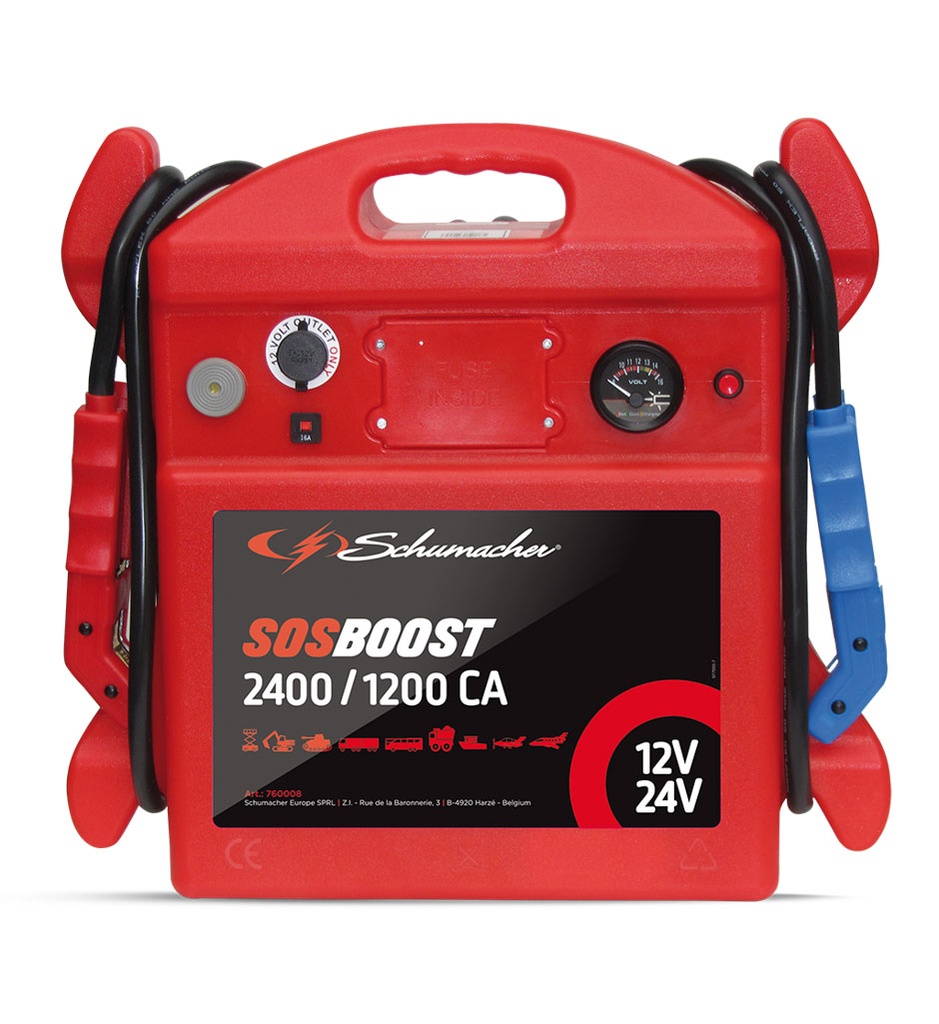 Starthilfe Booster SOS 12V & 24V 2400/1200CA