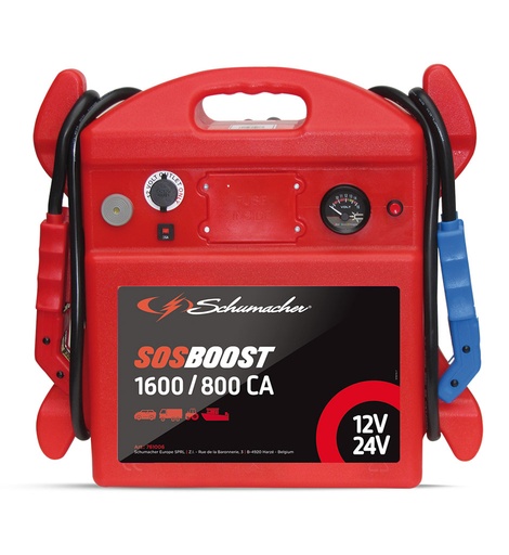 [761006] Start Booster SOS 12V & 24V 1600/800CA